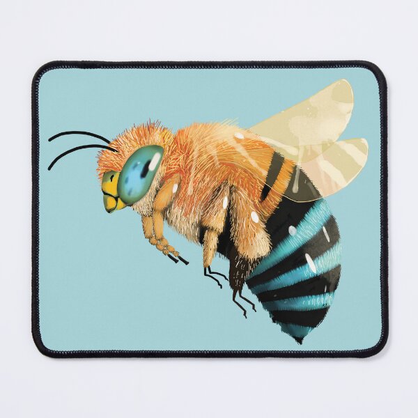 Item preview, Blue Banded Bee - Australian Native Bee Amegilla Cingulata designed and sold by Karin Taylor.
