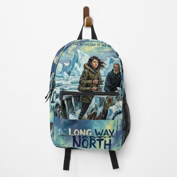 Item preview, Sail to the End of the World – Long Way North Fine Art Print designed and sold by Art's Diner.