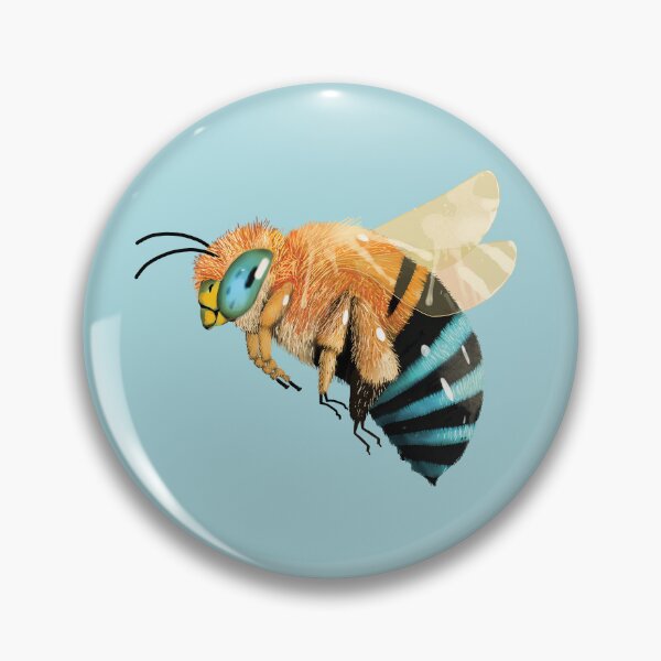 Item preview, Blue Banded Bee - Australian Native Bee Amegilla Cingulata designed and sold by Karin Taylor.
