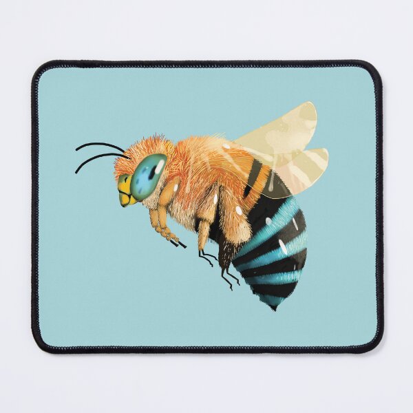 Item preview, Blue Banded Bee - Australian Native Bee Amegilla Cingulata designed and sold by Karin Taylor.