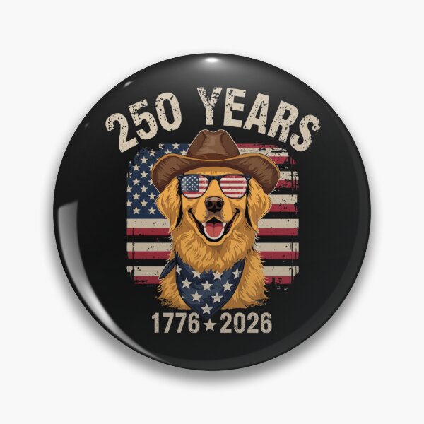 Item preview, 250 Years Patriotic Golden Retriever designed and sold by BKDIGITALSHOP.