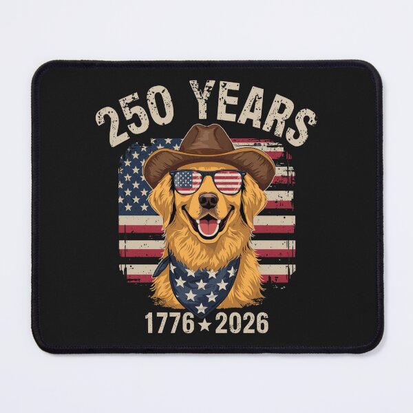 Item preview, 250 Years Patriotic Golden Retriever designed and sold by BKDIGITALSHOP.