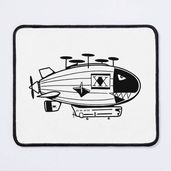 Item preview, Iconic whale-shaped hunter exam airship vehicle vector designed and sold by JohnnyFive8.