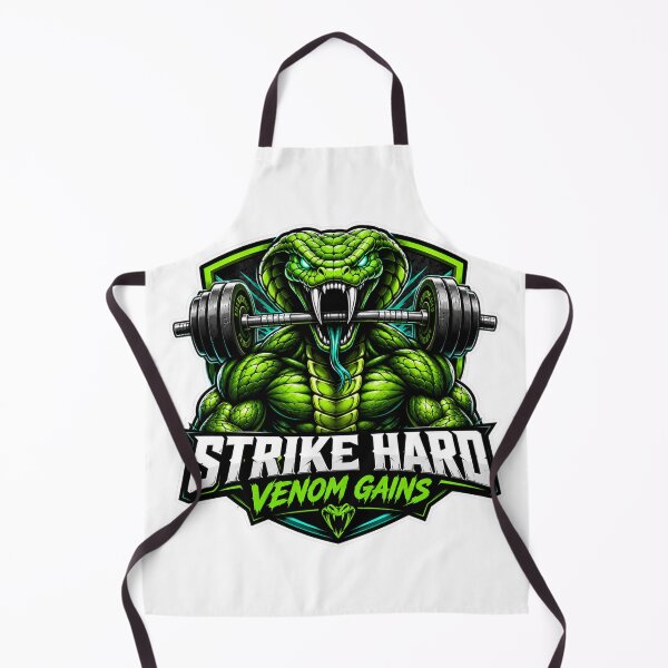 Item preview, Strike Hard Venom Gains Cobra Gym Motivation designed and sold by Digistore1221.