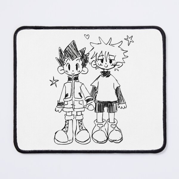Item preview, Wholesome sketch of two best friends standing together smiling designed and sold by JohnnyFive8.