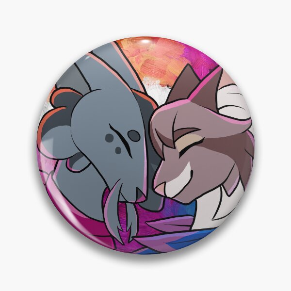 Item preview, Lesbian Houndsnout and Bisexual Cranedapple designed and sold by NyokoArts.