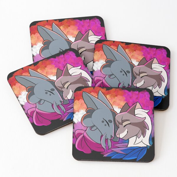 Item preview, Lesbian Houndsnout and Bisexual Cranedapple designed and sold by NyokoArts.
