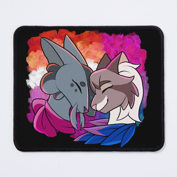 Item preview, Lesbian Houndsnout and Bisexual Cranedapple designed and sold by NyokoArts.
