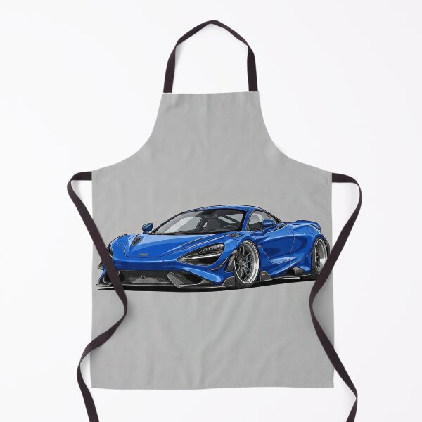 Item preview, McLaren 720S Blue Exotic British Supercar Stance Illustration Art designed and sold by Motorline44.