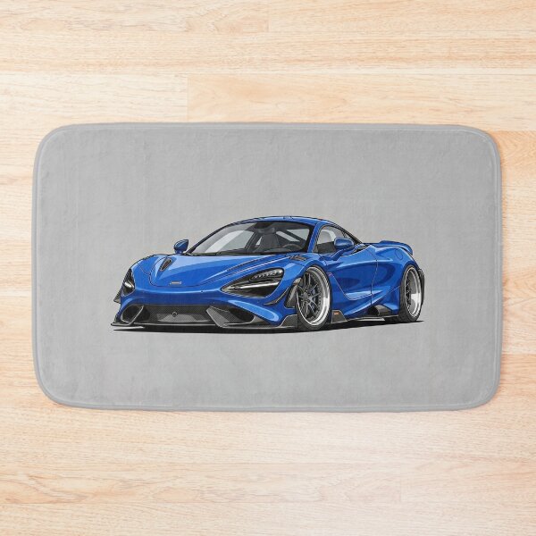 Item preview, McLaren 720S Blue Exotic British Supercar Stance Illustration Art designed and sold by Motorline44.