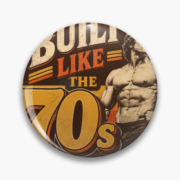 Item preview, Built Like The 70s Vintage Gym Bodybuilding designed and sold by Digistore1221.