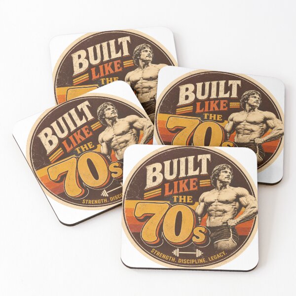 Item preview, Built Like The 70s Vintage Gym Bodybuilding designed and sold by Digistore1221.