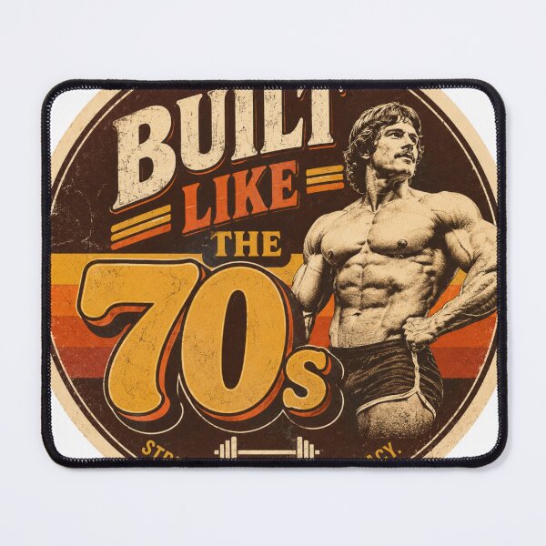 Item preview, Built Like The 70s Vintage Gym Bodybuilding designed and sold by Digistore1221.