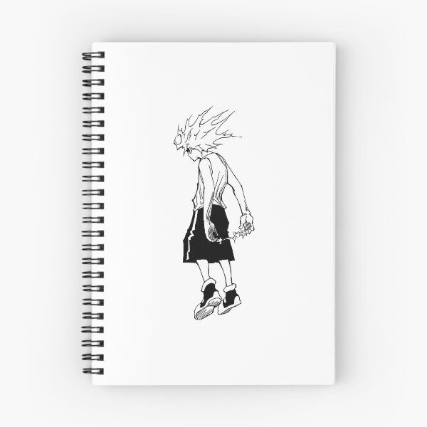 Item preview, White-haired assassin boy walking away with hands in pockets designed and sold by JohnnyFive8.