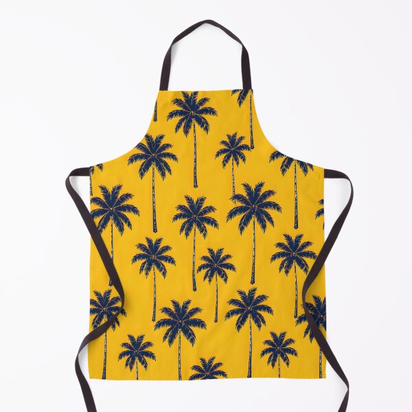 Item preview, Tropical Palm Tree Pattern | Yellow Hawaiian Island Vibes | Summer Beach Aesthetic designed and sold by Vexora Prints.