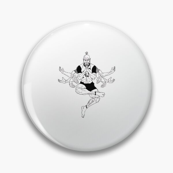 Item preview, Multi-armed martial arts master sitting in a meditating stance designed and sold by JohnnyFive8.