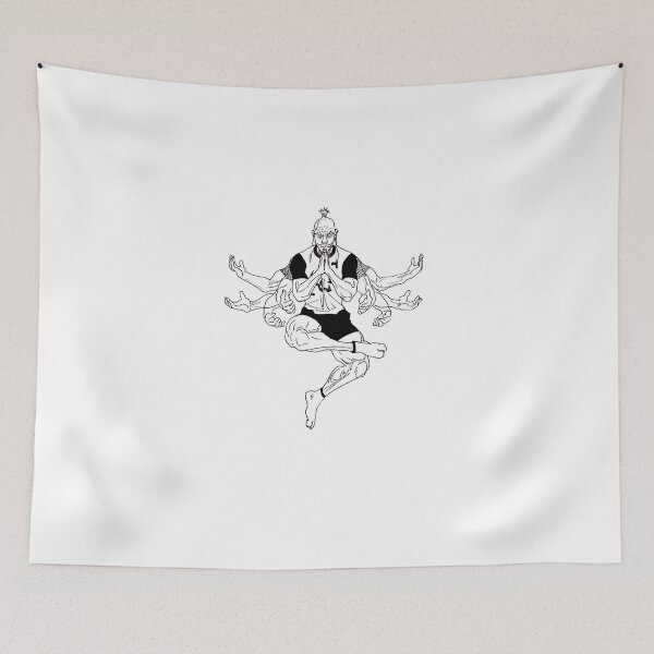 Item preview, Multi-armed martial arts master sitting in a meditating stance designed and sold by JohnnyFive8.
