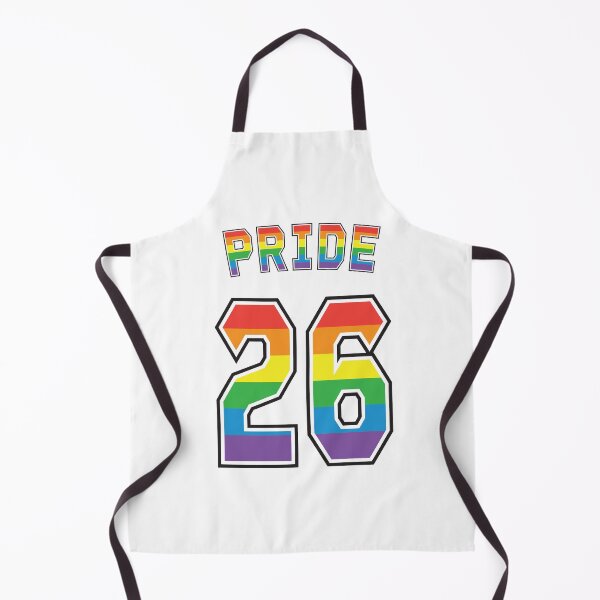 Item preview, Pride Month jersey number 2026 rainbow LGBTQIA for sports fan designed and sold by Jdawnink.