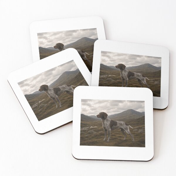 Item preview, German Shorthaired Pointer Wilderness Portrait designed and sold by McCallOfTheWildPawtraits.