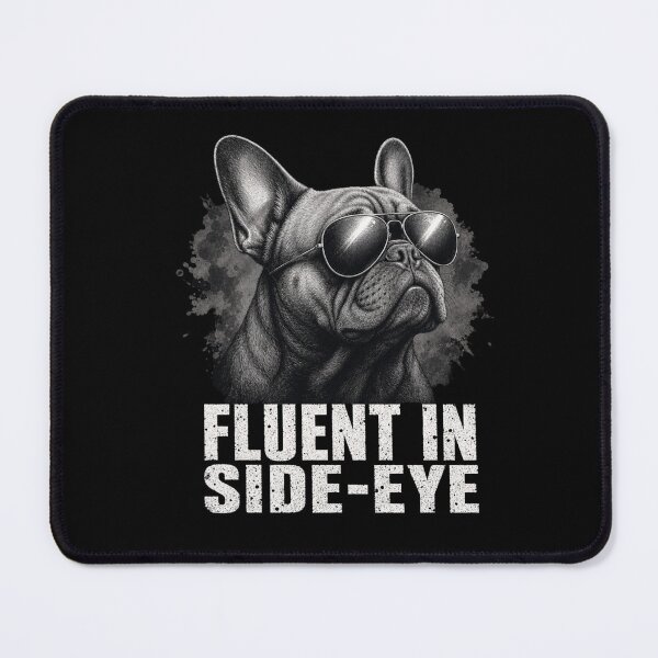 Item preview, Fluent In Side-Eye Funny French Bulldog designed and sold by freshwear design.