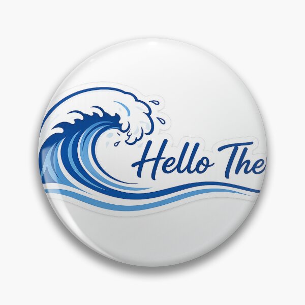 Item preview, Hello There – Ocean Wave Greeting designed and sold by PaulKlor.