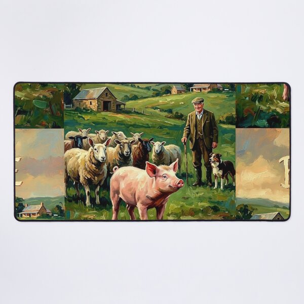Item preview, A Pig’s Dream – Babe Fine Art Print designed and sold by Art's Diner.