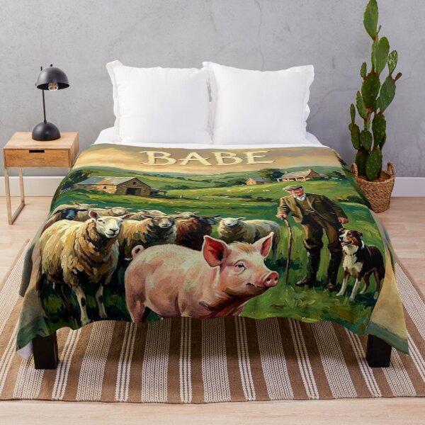 Item preview, A Pig’s Dream – Babe Fine Art Print designed and sold by Art's Diner.