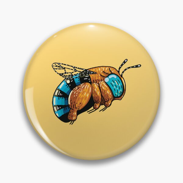 Item preview, Blue Banded Bee - Australian Native Bee designed and sold by Karin Taylor.