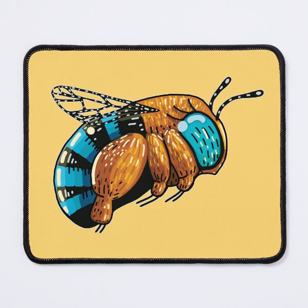 Item preview, Blue Banded Bee - Australian Native Bee designed and sold by Karin Taylor.
