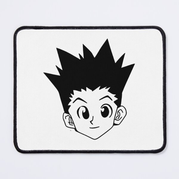 Item preview, Innocent spiky-haired protagonist head icon portrait designed and sold by JohnnyFive8.