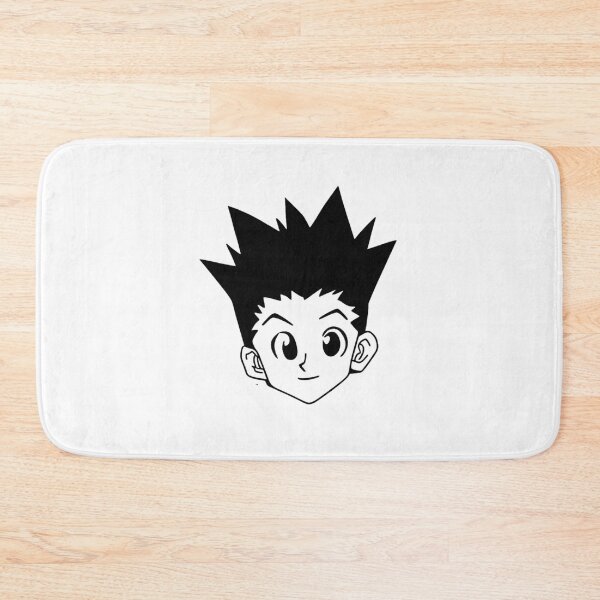 Item preview, Innocent spiky-haired protagonist head icon portrait designed and sold by JohnnyFive8.
