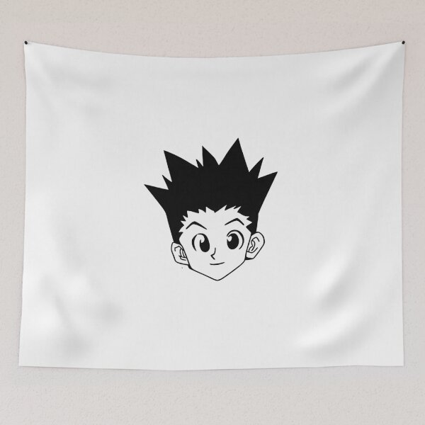 Item preview, Innocent spiky-haired protagonist head icon portrait designed and sold by JohnnyFive8.