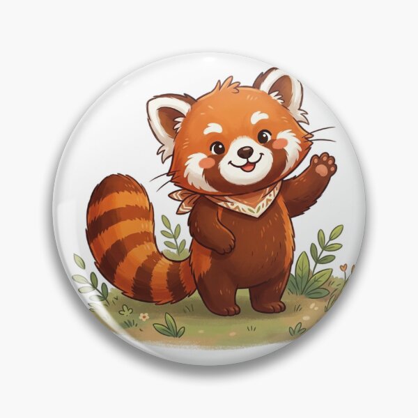 Item preview, Cartoon Style Red Panda Mascot and Character Design designed and sold by BareCanvass.