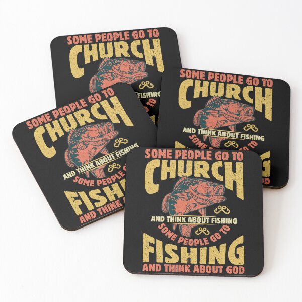 Item preview, Some People Go to Church and Think About Fishing designed and sold by Toddtheknight.