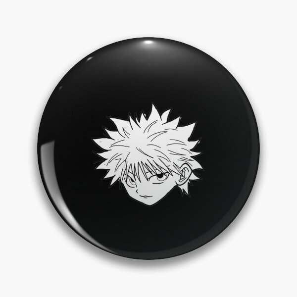 Item preview, Serious silver-haired assassin boy head icon portrait designed and sold by JohnnyFive8.