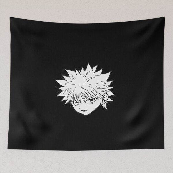 Item preview, Serious silver-haired assassin boy head icon portrait designed and sold by JohnnyFive8.