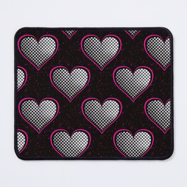 Item preview, Pink Checkered Hearts designed and sold by 2MomsKrafts.