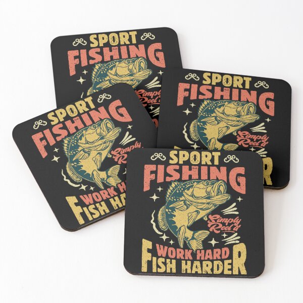 Item preview, Sport Fishing Work Hard Fish Harder designed and sold by Toddtheknight.