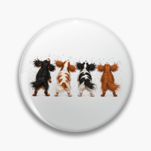 Item preview, Cavalier King Charles Spaniel Shake Off Watercolor Art | Funny Wet Dog Illustration designed and sold by SakuraWaStyle.