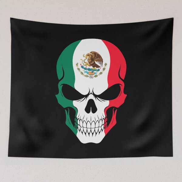 Item preview, Mexican Skull Flag designed and sold by JeffBartels.