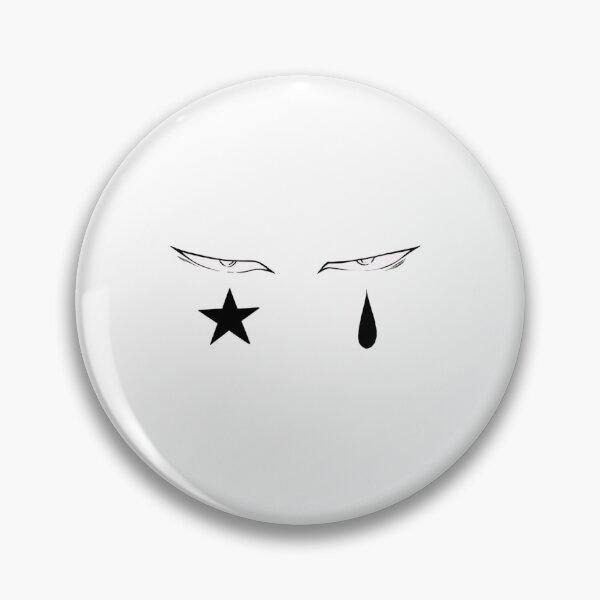 Item preview, Minimalist star and teardrop face markings symbol designed and sold by JohnnyFive8.