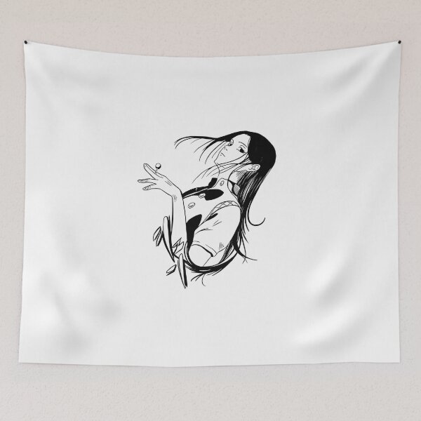 Item preview, Long-haired needle assassin manipulating small pins elegantly designed and sold by JohnnyFive8.
