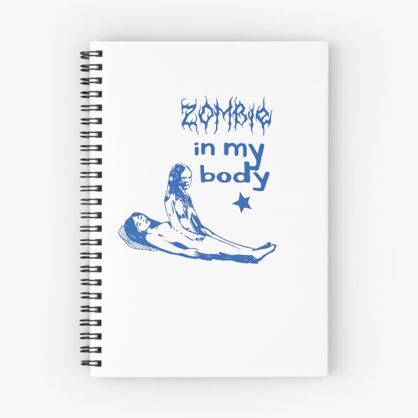 Item preview, Zombie In My Body from Maggots for Brains - BLUE designed and sold by izziesdoodless.