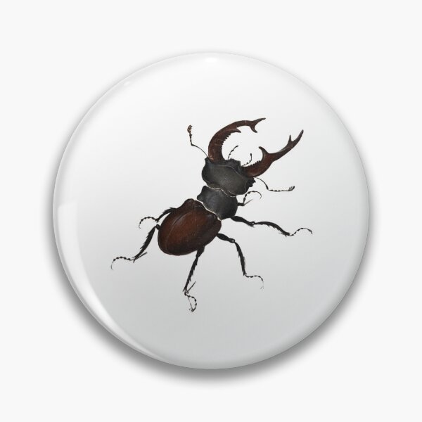 Item preview, Vintage Stag Beetle Entomology Art Dark Academia Graphic designed and sold by Lilith.3x313 Vault.