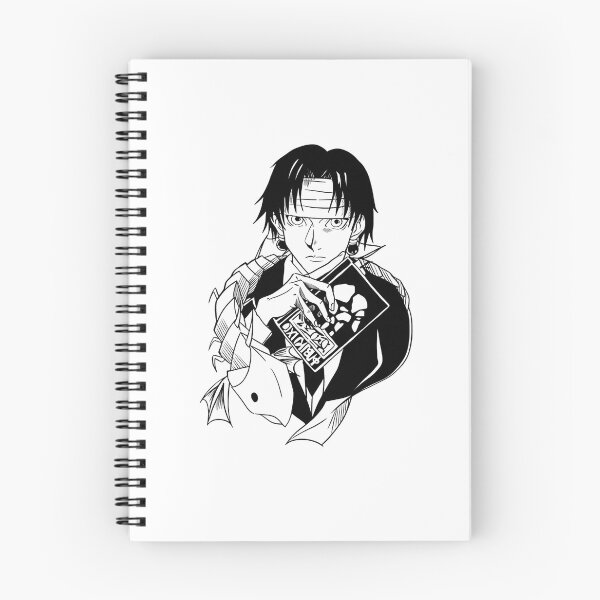Item preview, Phantom Troupe leader holding an open cursed book designed and sold by JohnnyFive8.