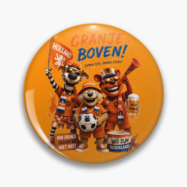 Item preview, Netherlands Soccer Fans Oranje Boven designed and sold by WabiSabiSjak.