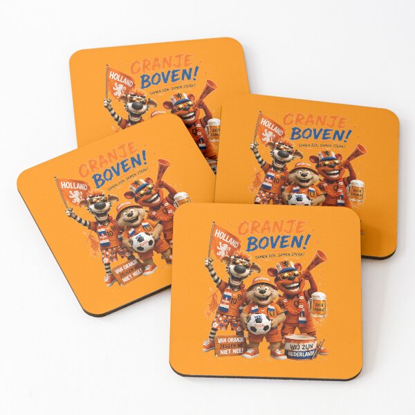 Item preview, Netherlands Soccer Fans Oranje Boven designed and sold by WabiSabiSjak.