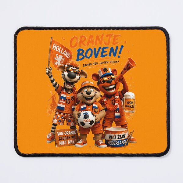 Item preview, Netherlands Soccer Fans Oranje Boven designed and sold by WabiSabiSjak.