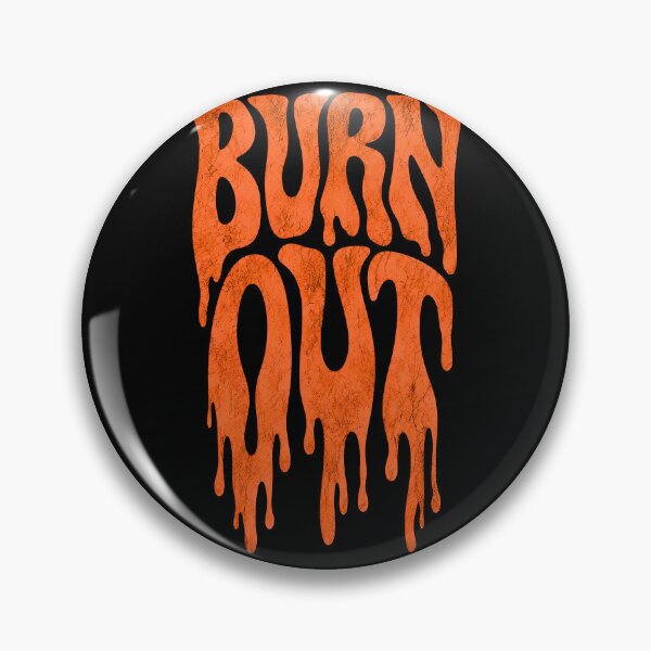 Item preview, Burn Out Retro Wavy Typography - Orange Melting Drippy Text Aesthetic designed and sold by saamessart.