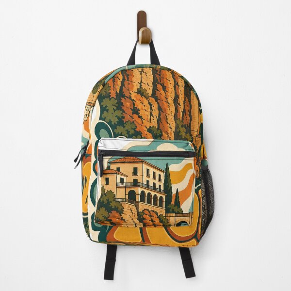Item preview, Ronda Spain Travel Souvenir - Retro Illustration designed and sold by VisualArtsOasis.